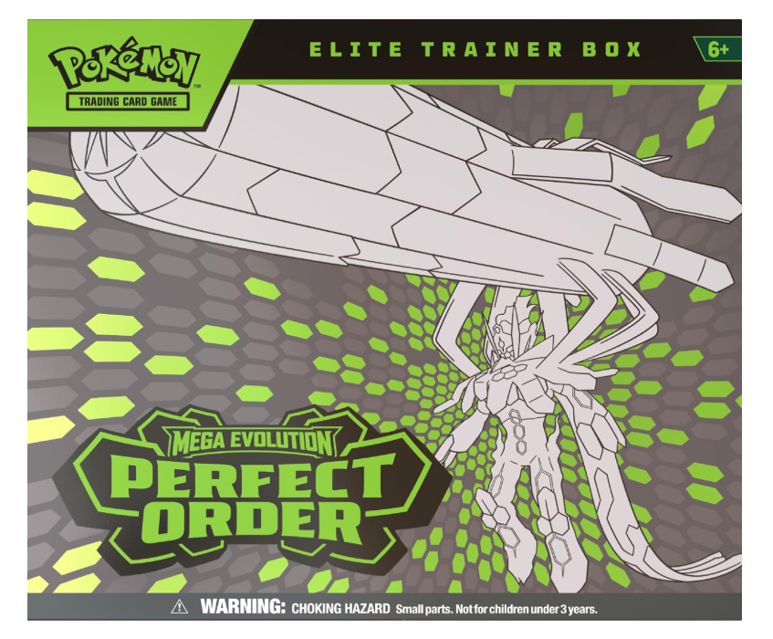 Pokémon TCG Perfect Order Elite Trainer Box en inglés — frente de la caja
