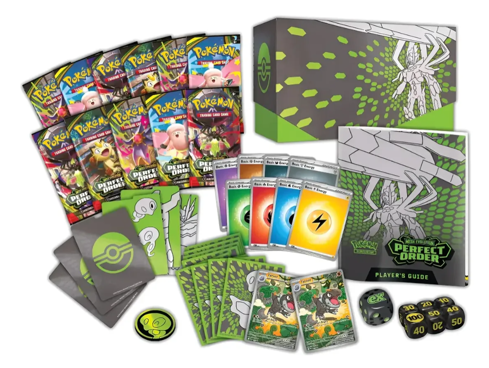 Pokémon TCG Perfect Order Elite Trainer Box en inglés — contenido de la Elite Trainer Box